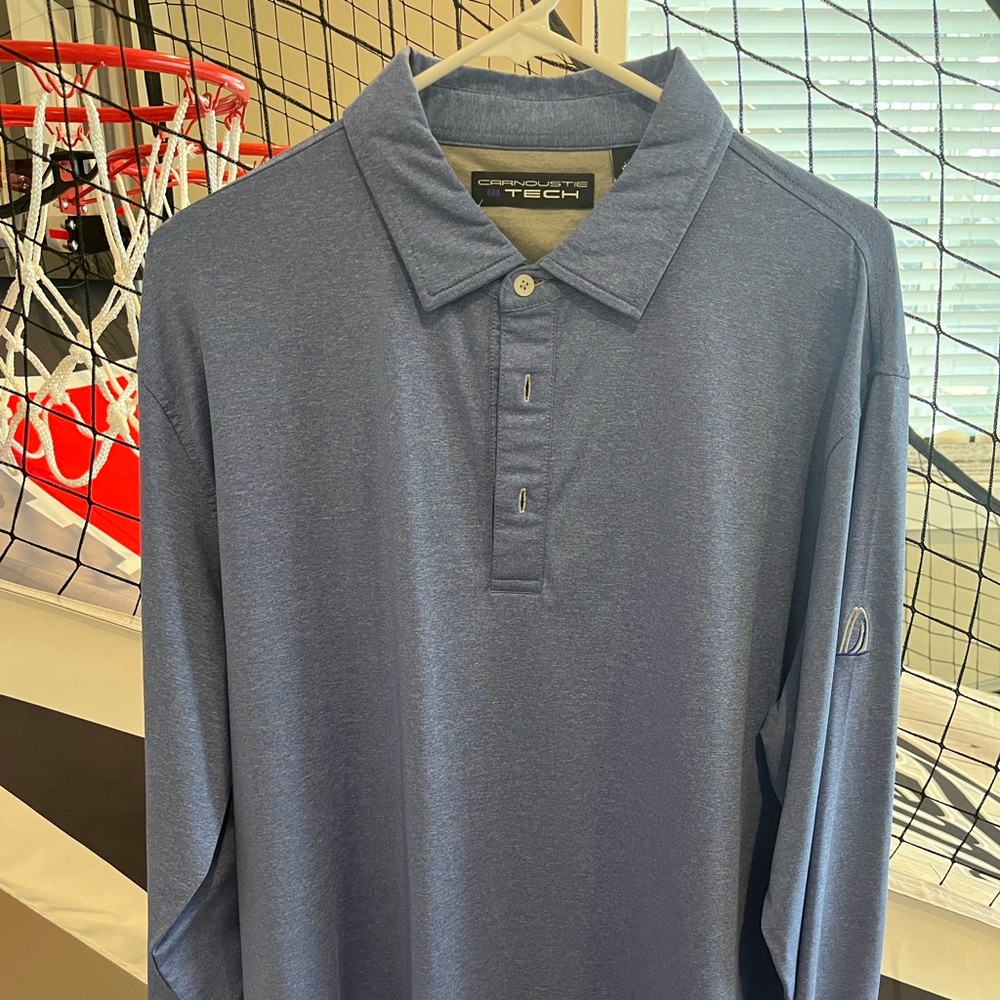 Carnoustie long sleeve mens golf shirt